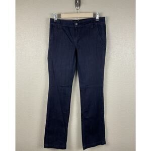 Tommy Hilfiger Womens Bootcut Jeans Size 4 Dark Low Rise Modern Denim Western